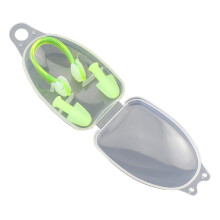 Welling earplugs and nose clip set for swimming