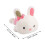 Lapin en peluche rose doux (1 pièce) 2