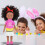 Bebê reborn afro-americano de 25 cm com cabelo cacheado 4