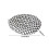 Almofada redonda branca para assento, 40 cm (16 polegadas) 6