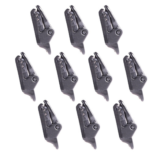 Tent Clamp Clips Heavy Duty Black 10-Pack