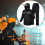 Combinaison imperméable respirante à capuche, pliable, taille 2XL 7