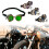 Γυαλιά μοτοσικλέτας Steampunk Retro Eyewear Αντιανεμικά 2