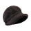 Tidningshatt Dam Bomull Fluffig Flat Cap 5