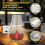 Lampe bouteille grise pour bars et restaurants (1 unité) 4