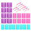 Grip Hair Rollers Set för volym med klämmor, 3 storlekar 8