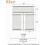 Silver Gray Blackout Curtains Set 3 Pieces Thermal Insulated 2