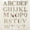 Acrylic Mirror Wall Stickers Alphabet Letters 26 pcs Silver 1