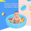 Piscina gonfiabile per bambini, portatile, giocattolo da esterno 3