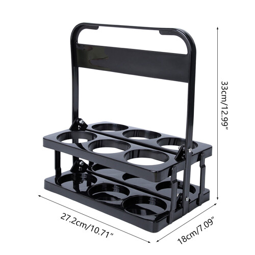 Cesta de plástico reutilizable para 6 botellas de cerveza 2