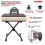 Piano Stool Brown Height Adjustable 3 Inch Padded 5
