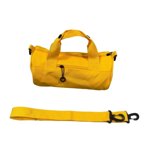 Bolsa de dança feminina amarela multiuso, modelo duffel (1 peça). 1