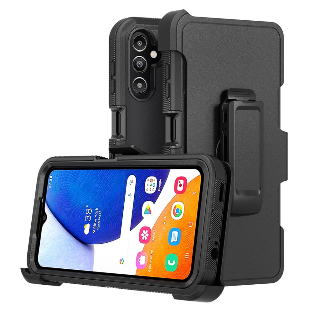 Xhy Galaxy A14 5G Case Shockproof Armor Black 901175627873