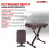 Piano Stool Brown Height Adjustable 3 Inch Padded 8