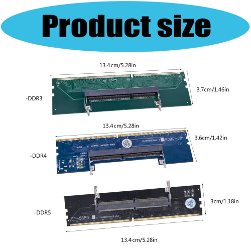 Laptop-zu-Desktop-Speicheradapter DDR3 DDR4 DDR5 2