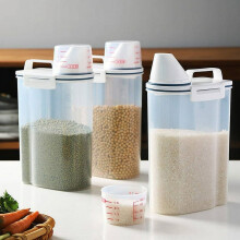 LUDLZ plastic stackable food storage container (3 pcs)