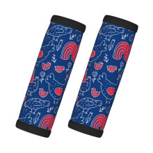 Luggage Handle Wraps Chicken Rooster Design 2 Pcs