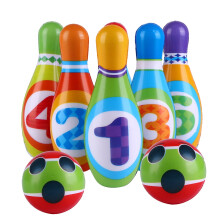 Portable Family Bowling Game Set for Indoor Outdoor Use