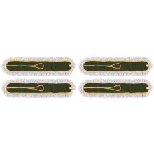 36inch Commercial Dust Mop Pads for Floor Cleaning, Cleaning Office Garage Hardwood Warehouse Factory Mall 4PCS Green