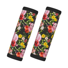 Luggage Handle Wraps Cute Pig Sunflower 2 Pcs