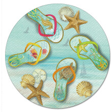 Tempered Glass Lazy Susan 13 Inch Heat Tolerant