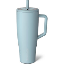 Era 40 oz insulated tumbler with handle and straw