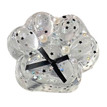 Clear waffle squeeze toy stress relief sensory fidget