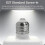 Led Ceiling Fan Light, Snail in Ceiling Fan with Light E27 Socket, Remote, 3-Color Dimmable Led, for Various Scenarios 6