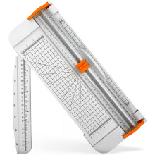Titanium Paper Cutter 12 Inch with Safety Guard and Ruler