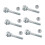 Shear Bolts and Nuts Replacement Kit 6 Sets 5