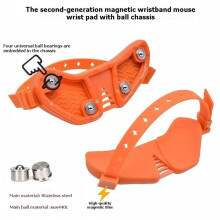 Comfortable Silicone Wrist Cushion Pad for Work Ergonomic Rest for Right Handed with Strap