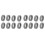 16pcs Suitcase Wheel Protector, Silent Silicone Wheel Protector, Universal Wheel Replacement Accessory 1