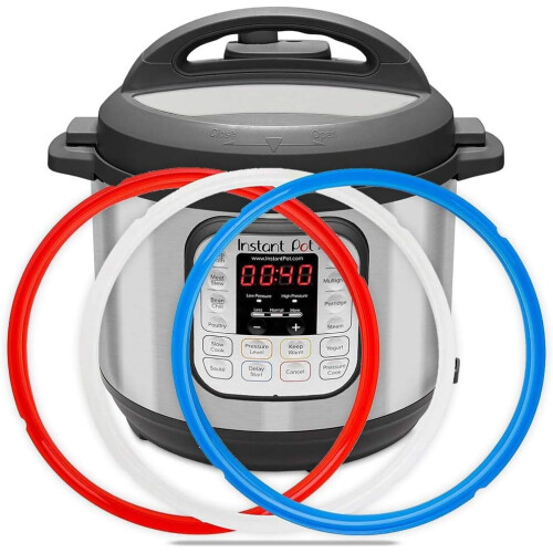 Silicone Sealing Ring for Instant Pot 6 Qt 3-Pack