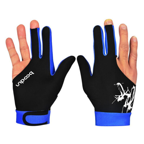 Billiard Gloves Elastic 3-Finger Unisex Pair