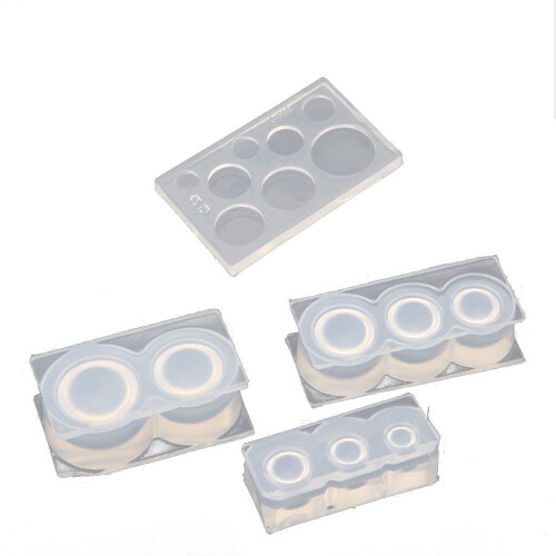 Moule en résine époxy silicone, sphère creuse 5 cm 2