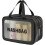 Matte Translucent Toiletry Bag with Handle Black XL 1