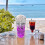 Icy Freezer Mugs Plastic Tumblers with Straw 2 Pack 2