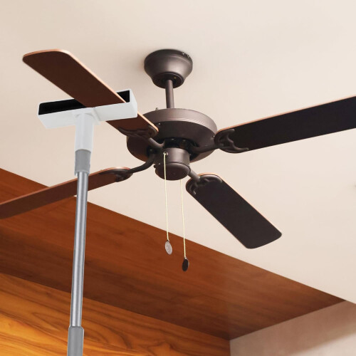 Loftsventilatorstøvsuger med støvfjerningstilbehør, sort 1