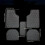 Waterdichte lederen automatten, universeel, 5 stuks 2