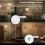 Sensore di luce Tuya ZigBee, rilevatore di luminanza, bianco, 1 pezzo 3