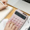 Desktop Calculator Large LCD Dual Power Standard Function 4