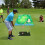 Golf chipping mat double-sided 64 ft 7