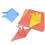 Origamipapier, doppelseitig, 100 Blatt, verschiedene Farben 4