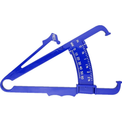 Skinfold Caliper for Body Fat Measurement with Chart 2