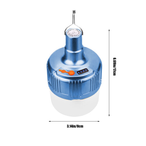 LED Bulb USB Rechargeable Dimmable Emergency Lantern 1 Pack 2