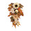 Herbstkranz mit Kürbisdesign, kleiner Türkranz für 2