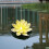 Ηλιακή πλωτή αδιάβροχη λάμπα πισίνας Lotus Light 1 συσκευασία 5