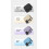 Mini celular flip dobrável GSM dual SIM com câmera HD 5