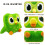 Duolingo Duo pluche uil, groen, 29 cm 4