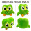 Duolingo Duo pluche uil, groen, 29 cm 5